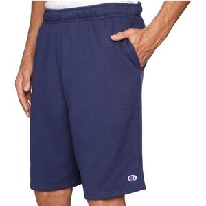 Champion Men’s French Terry Sweat Shorts XXL Navy Blue
